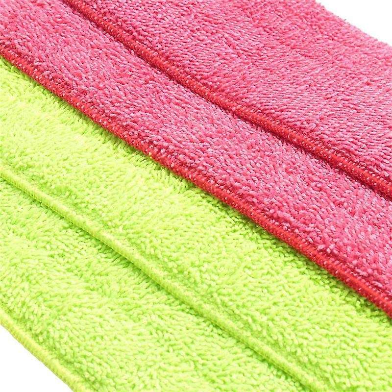 12pc Spray Mop Replacement Pads Reusable (green & Red)