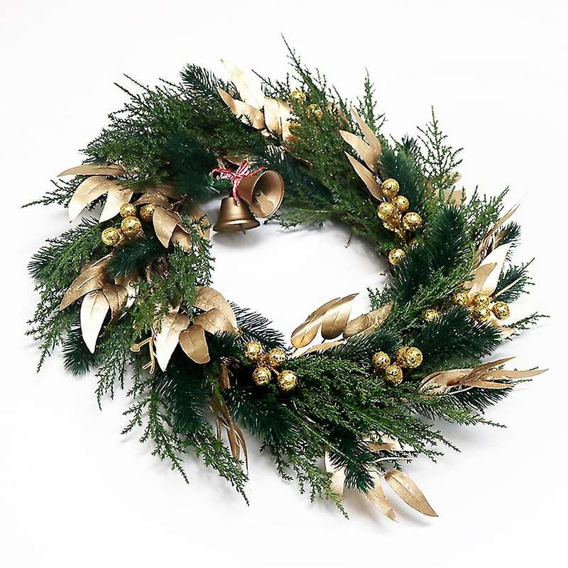 Christmas Wreath Pine Wreath for Front Door Wall Window Decoration