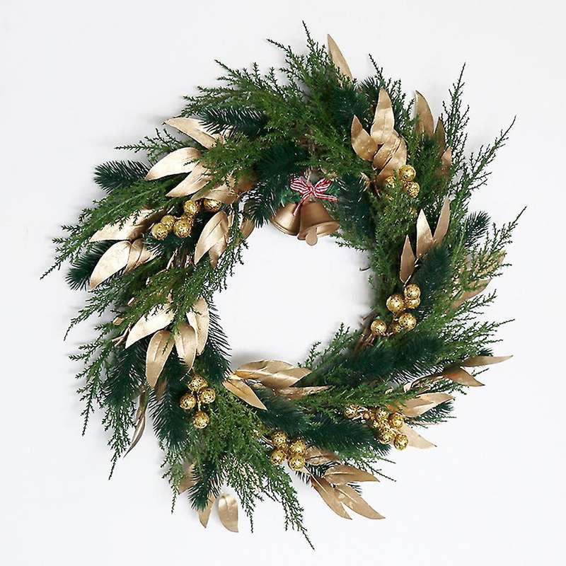 Christmas Wreath Pine Wreath for Front Door Wall Window Decoration