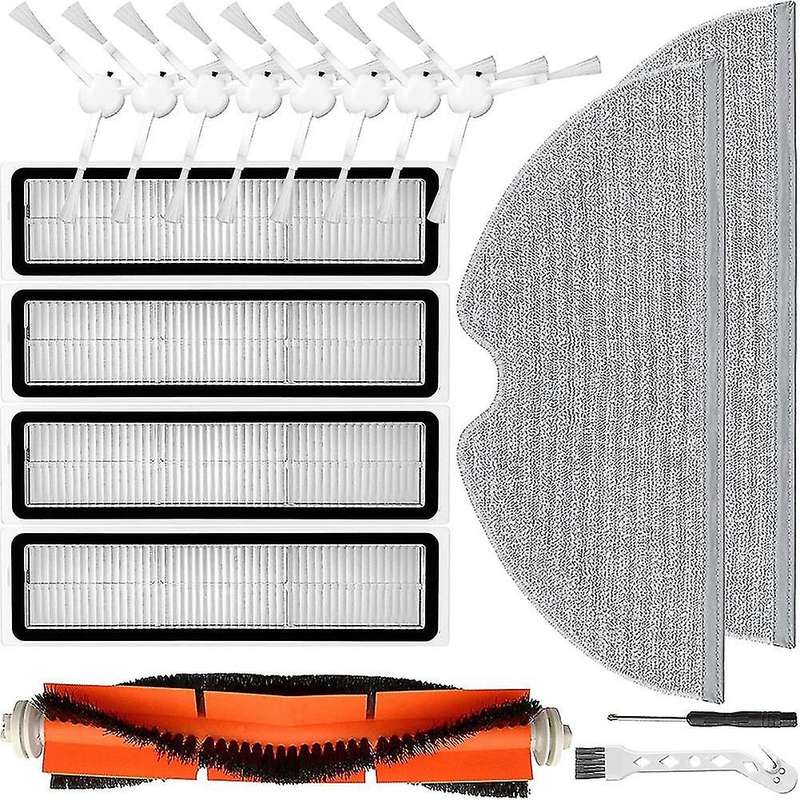 For Xiaomi Dreame D9 Robot Vacuum (1 Main Brush, 8 Side Brushes)