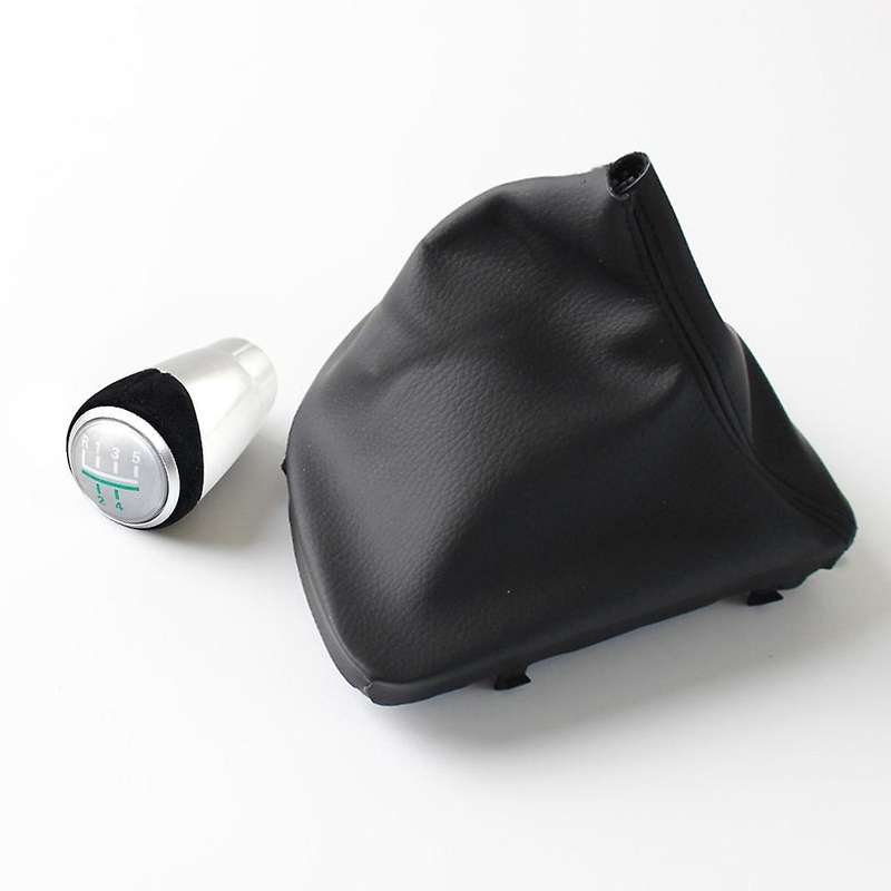 Manual 5 Speed Gear Stick Shift Lever Head Ball with Leather