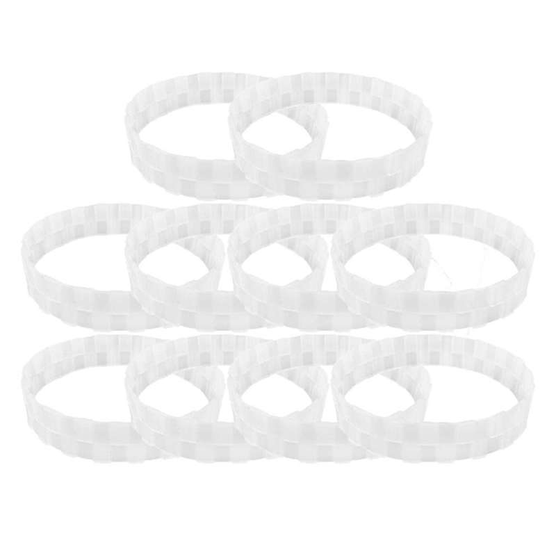 10pcs 13mm Tire Skin Robot Vacuum Cleaner Anti-wear Anti-slip