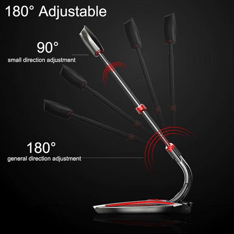 Computer Gaming Microphone for Pc Desktop Recording Chatting, Usb