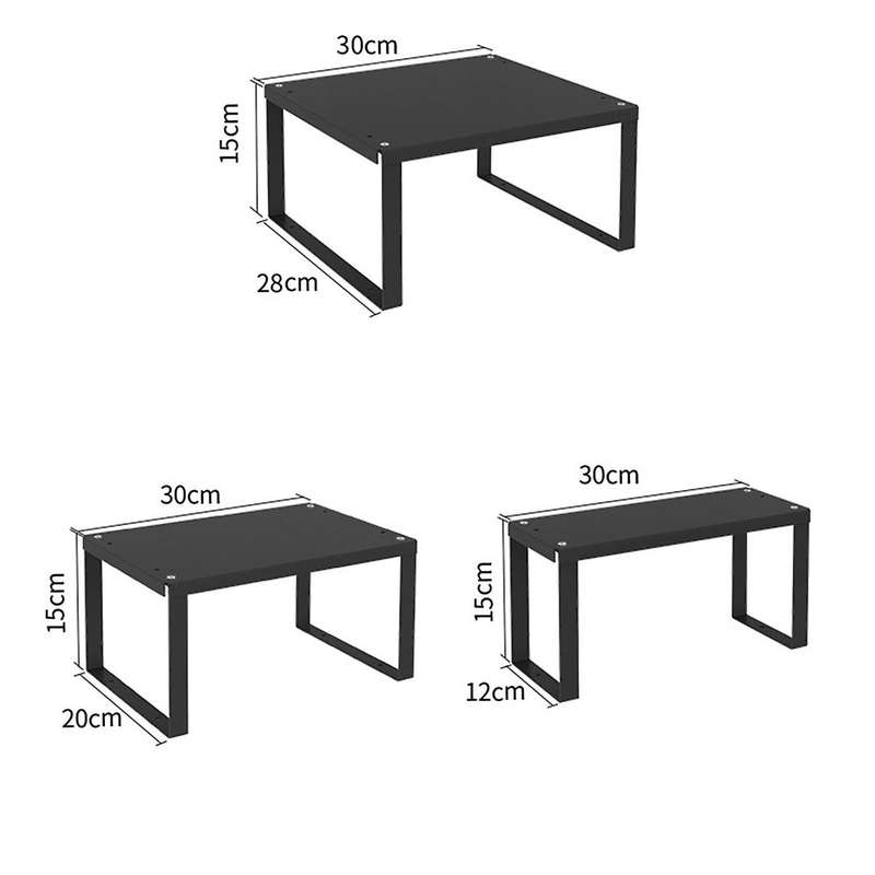 Simple Kitchen Countertop Layered Shelf Desktop Inner Compartment M