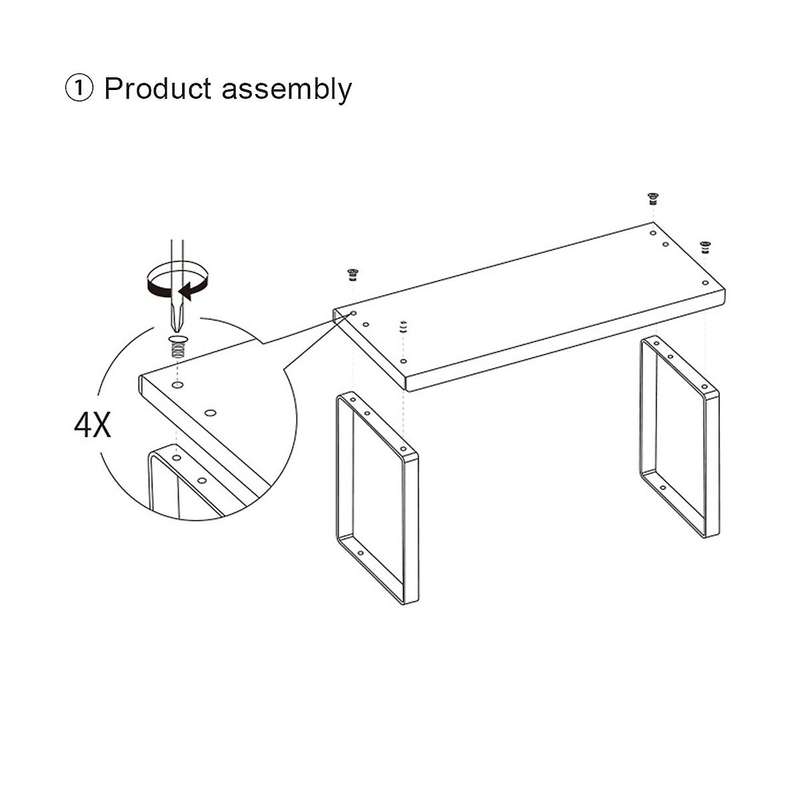 Simple Kitchen Countertop Layered Shelf Desktop Inner Compartment M