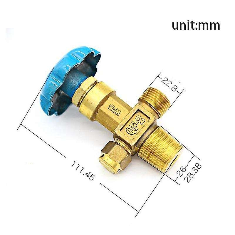 Dn4 15mpa Oxygen Cylinder Valve Qf-2 Copper Oxygen Cylinder Nozzle