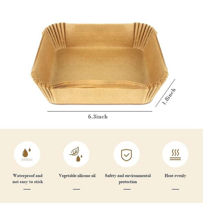 200 Pcs Nonstick Disposable Air Fryer Paper Liners,for Cooking,baking