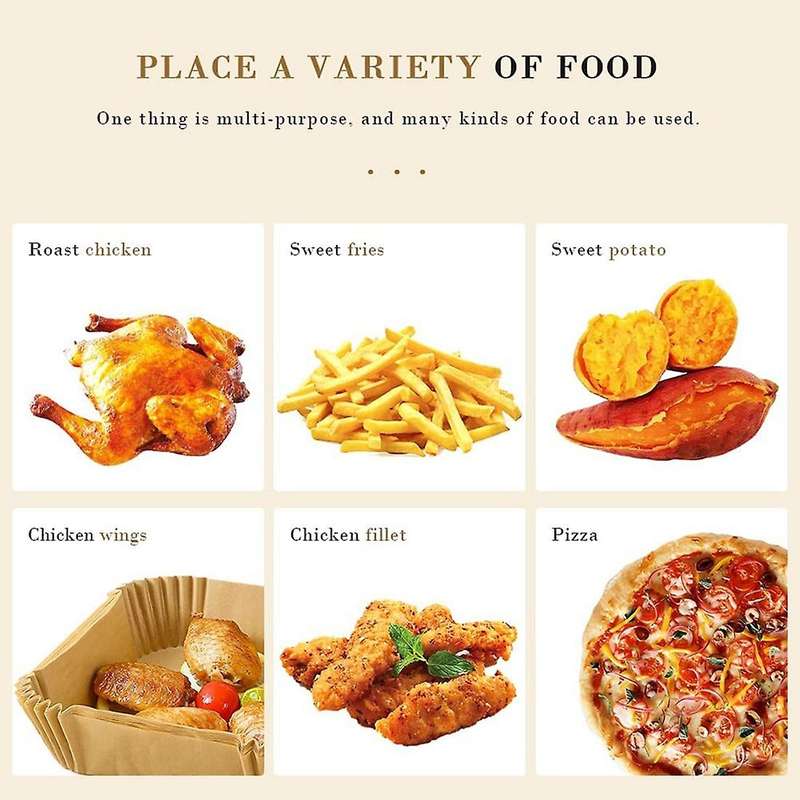 200 Pcs Nonstick Disposable Air Fryer Paper Liners,for Cooking,baking