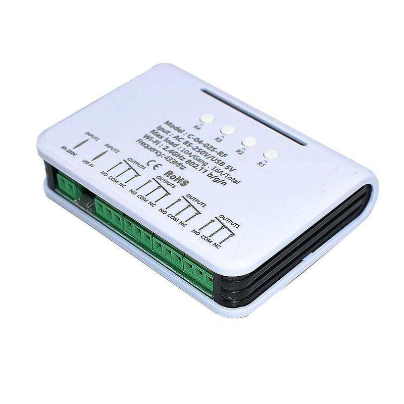 For Ewelink Relay 4ch Smart Home Switch Module Wifi Rf 85v-250v 16a