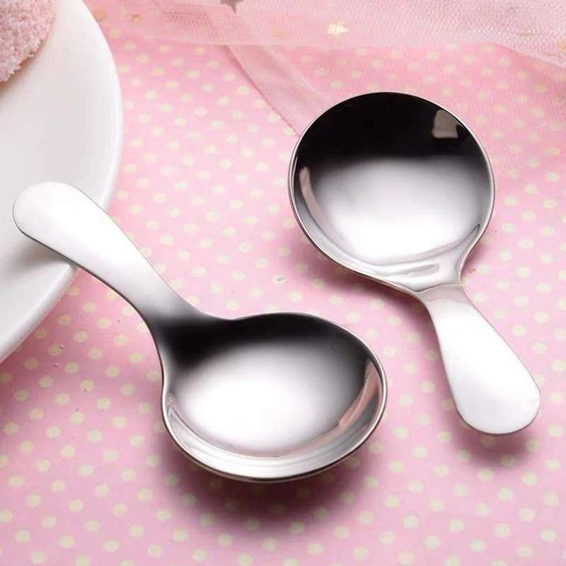 3 In 1 Stainless Steel Straw Spoons for Drinks,6.2 Inch(silver)
