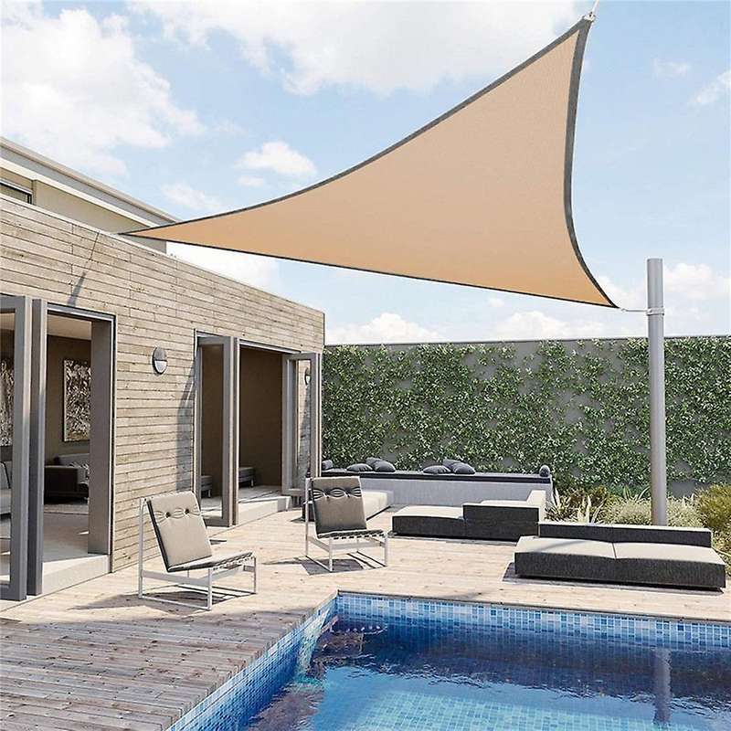 Sun Shade Sail Canopy 3x3x3meter Cover for Patio Outdoor(green)