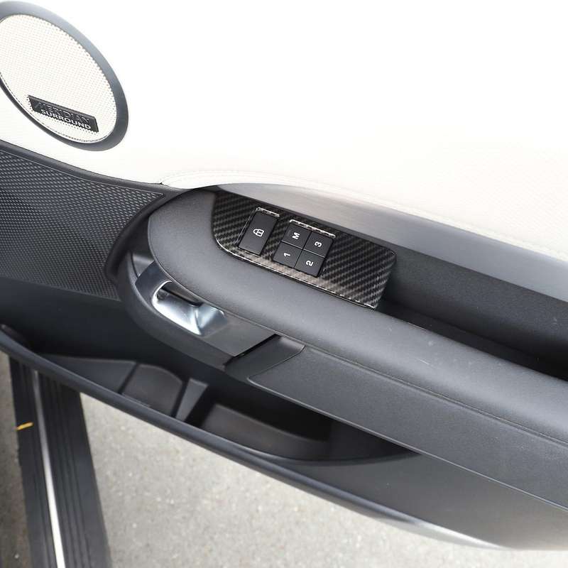 For Land Rover Discovery 5 2011-2022 Door Lock Switch Panel Trim 4pcs