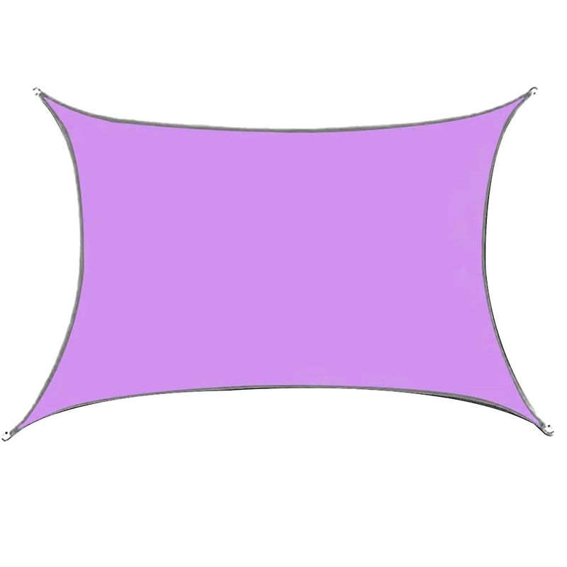 Sun Shade Sail Canopy 2 X 3meter Cover for Patio Outdoor(purple)