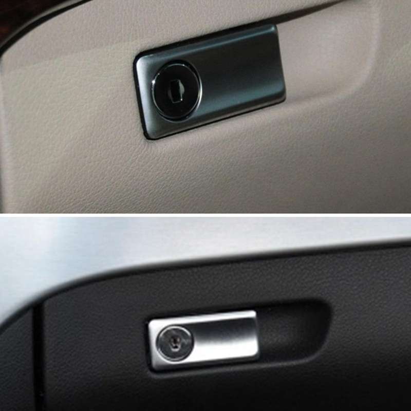 Glove Box Handle Pull Open Puller Box Tool Pull Cover with Hole Beige