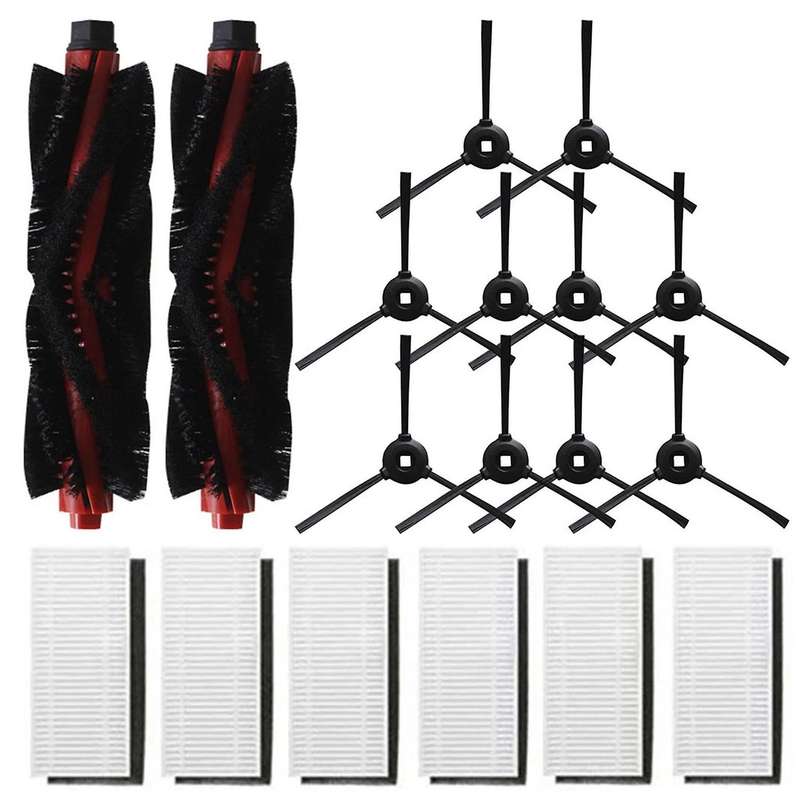 Robot Filters Main Brush Side Brush Kit for Lefant M301 M201 M501-a