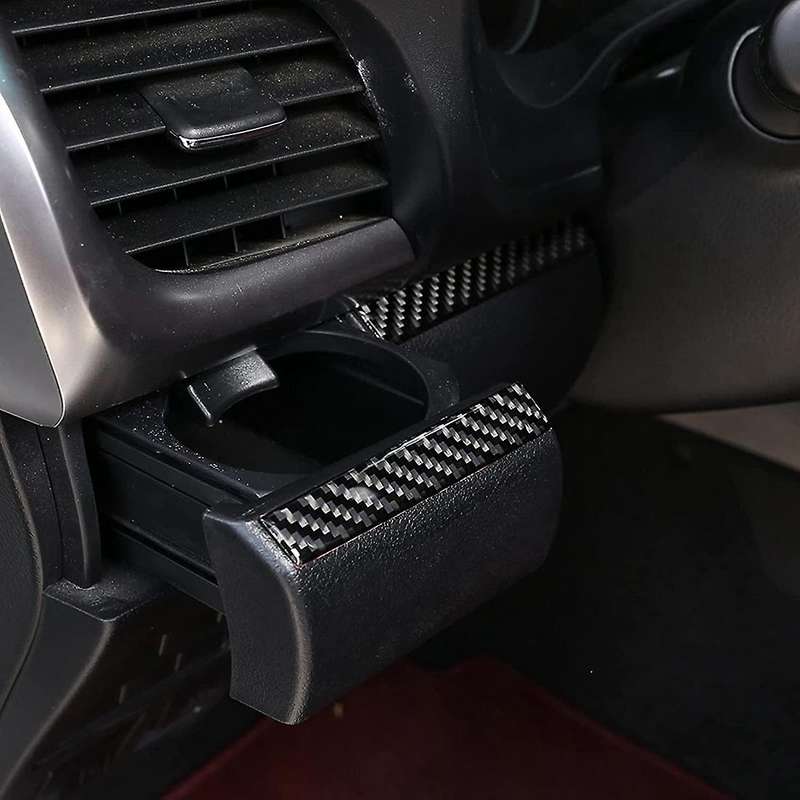 For Toyota Hilux Soft Carbon Fiber Car Central Control Board Cover