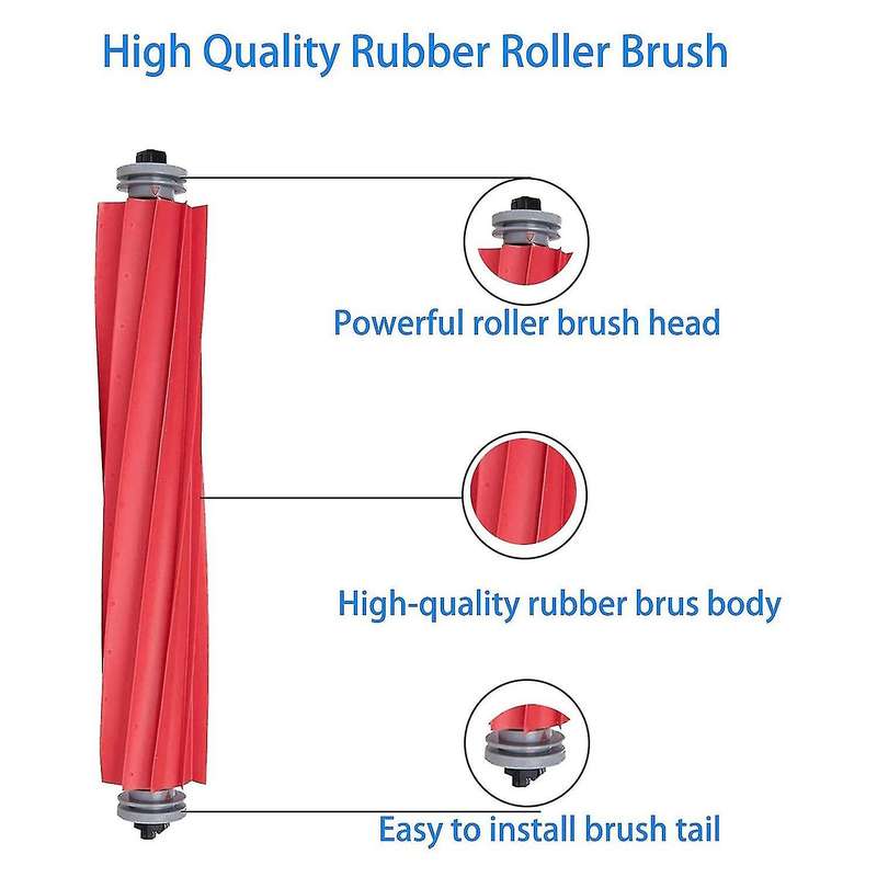 Fit for Roborock S7 T7s T7 Plus Robot Roll Brush Filter Mop Pads