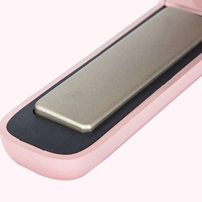Usb Rechargeable Curling Portable Hair Straighteners Splints White