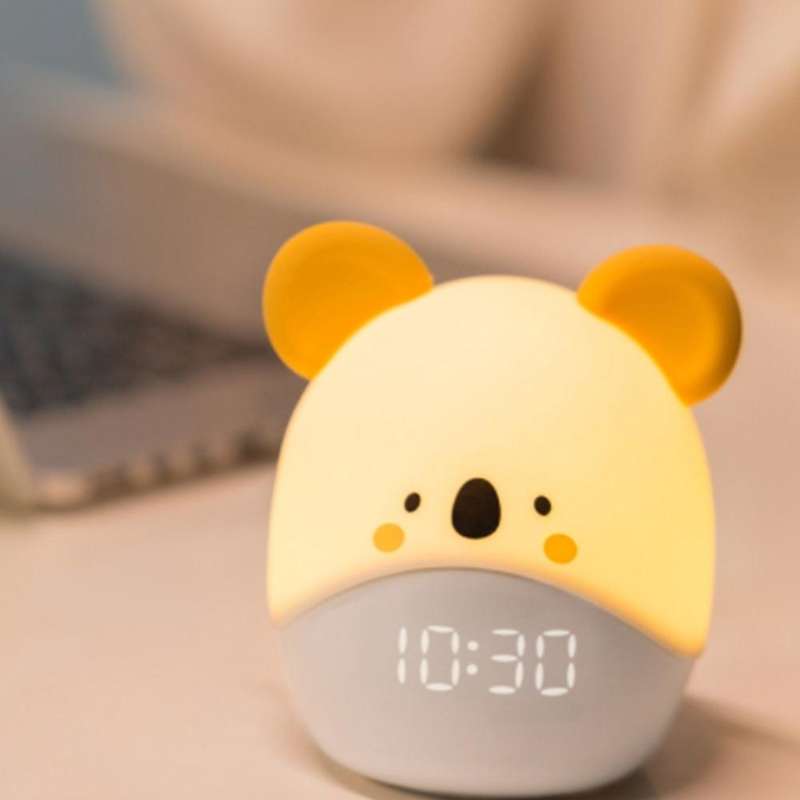 Rabbit Alarm Clock Bedroom Study Cartoon Usb Electronic Clock