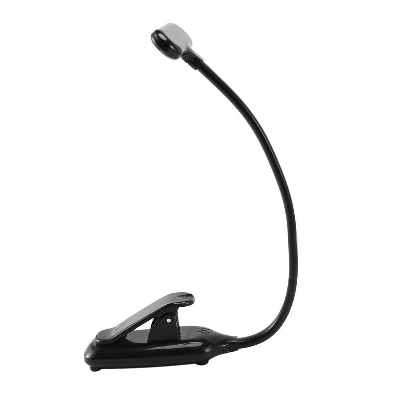 2x Led Book Lights, Rechargeable Clip On Light, 9 Leds, -black