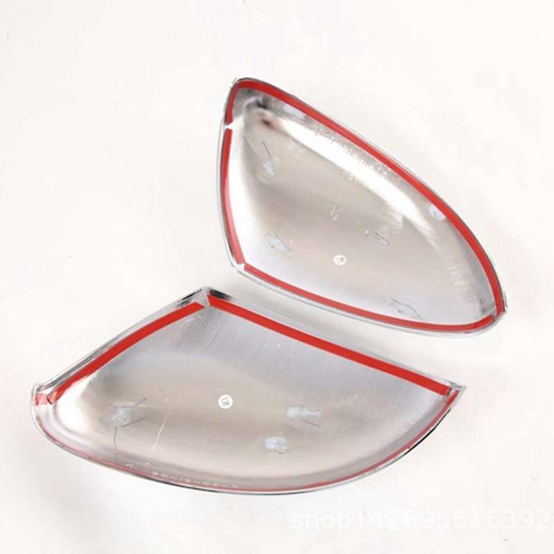 Car Abs Chrome Wing Door Side Mirror Cover Rearview Mirro Shell Cover