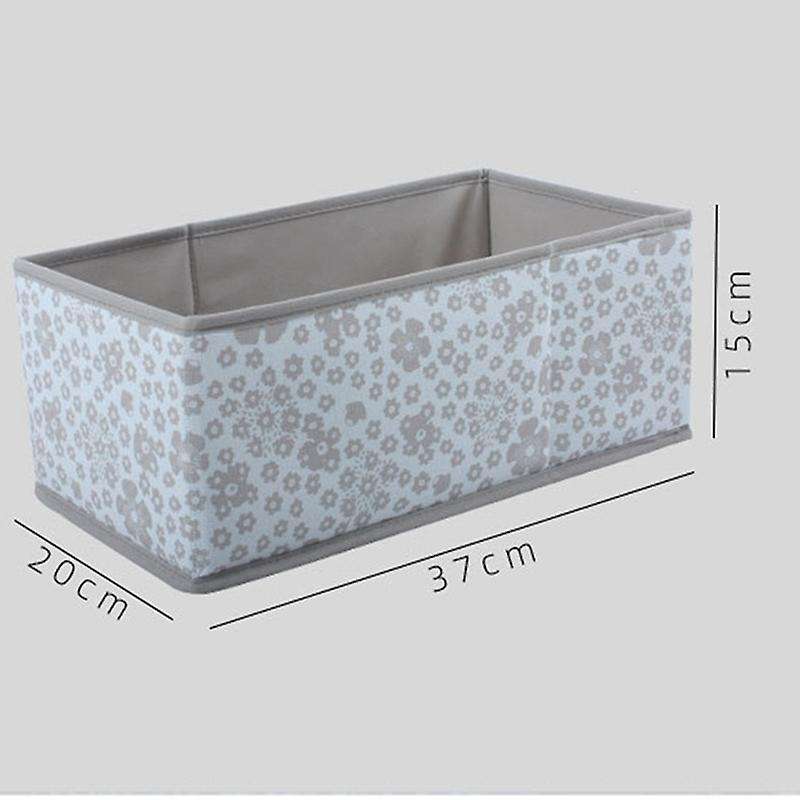 Foldable Storage Box Clothes Underwear Socks Storage Cases (khaki)
