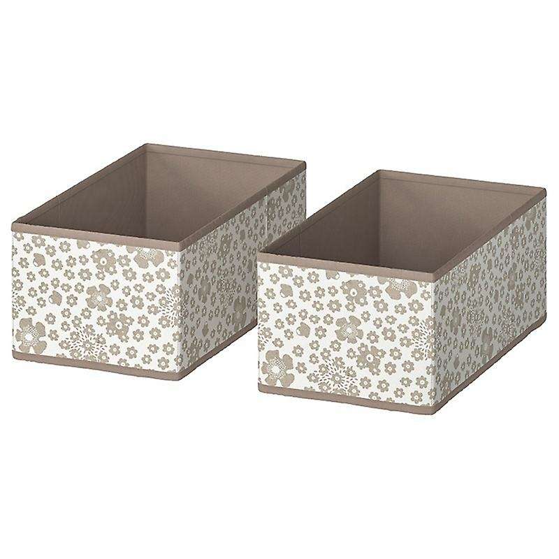 Foldable Storage Box Clothes Underwear Socks Storage Cases (khaki)