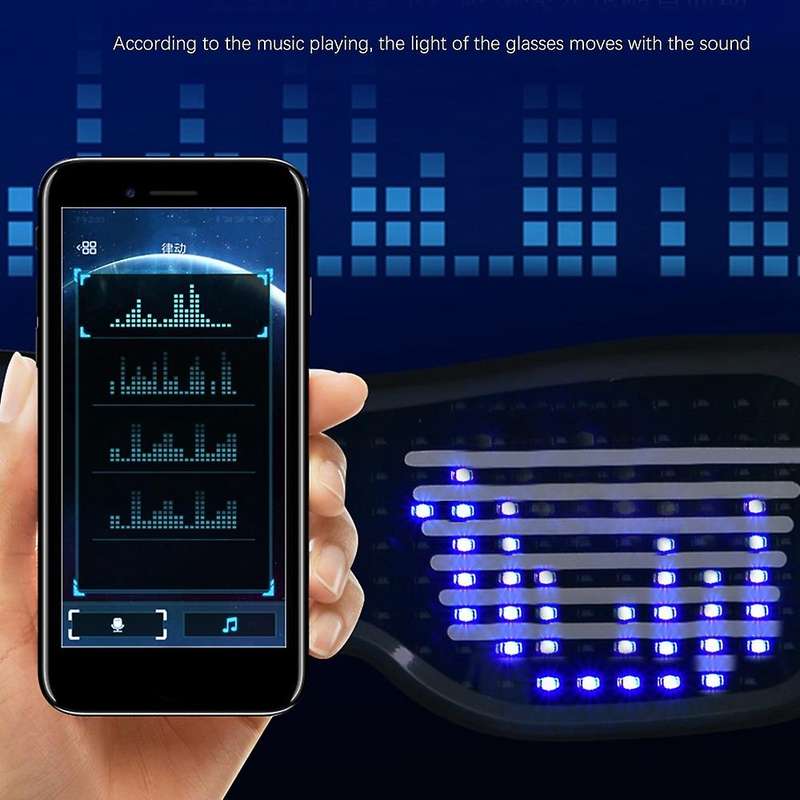 Bluetooth Led Glasses 200 Lamp Beaks Mobile Phone Bluetooth