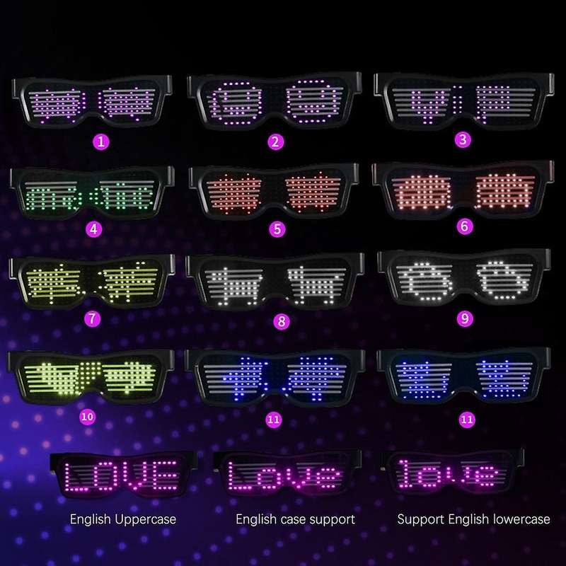 Bluetooth Led Glasses 200 Lamp Beaks Mobile Phone Bluetooth