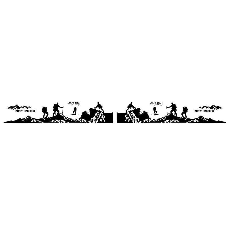 8pcs Car Side Stickers for Ford Ranger Raptor F150 4x4 Climber Pickup