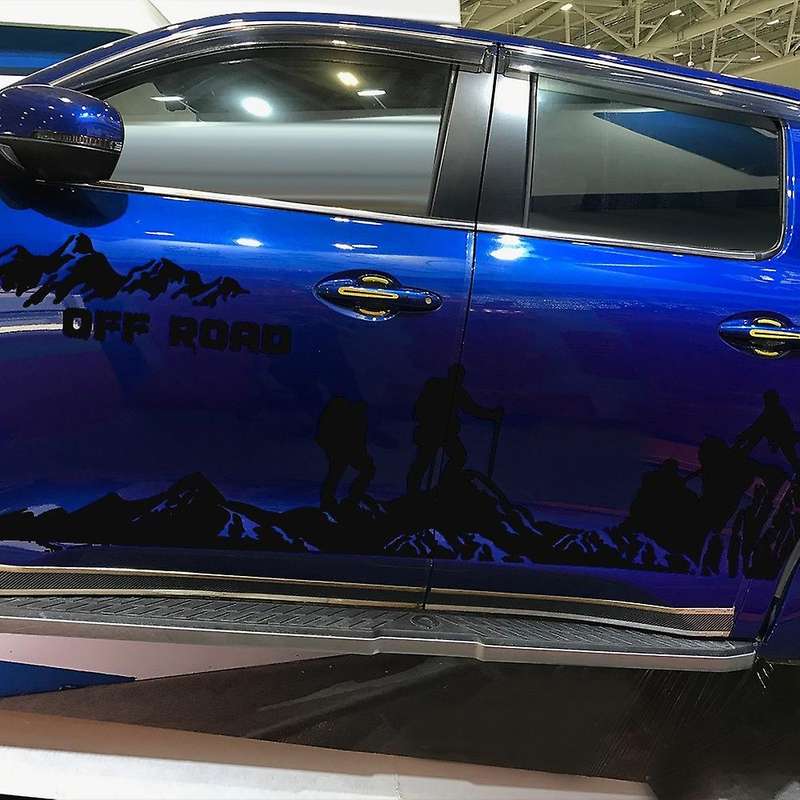 8pcs Car Side Stickers for Ford Ranger Raptor F150 4x4 Climber Pickup