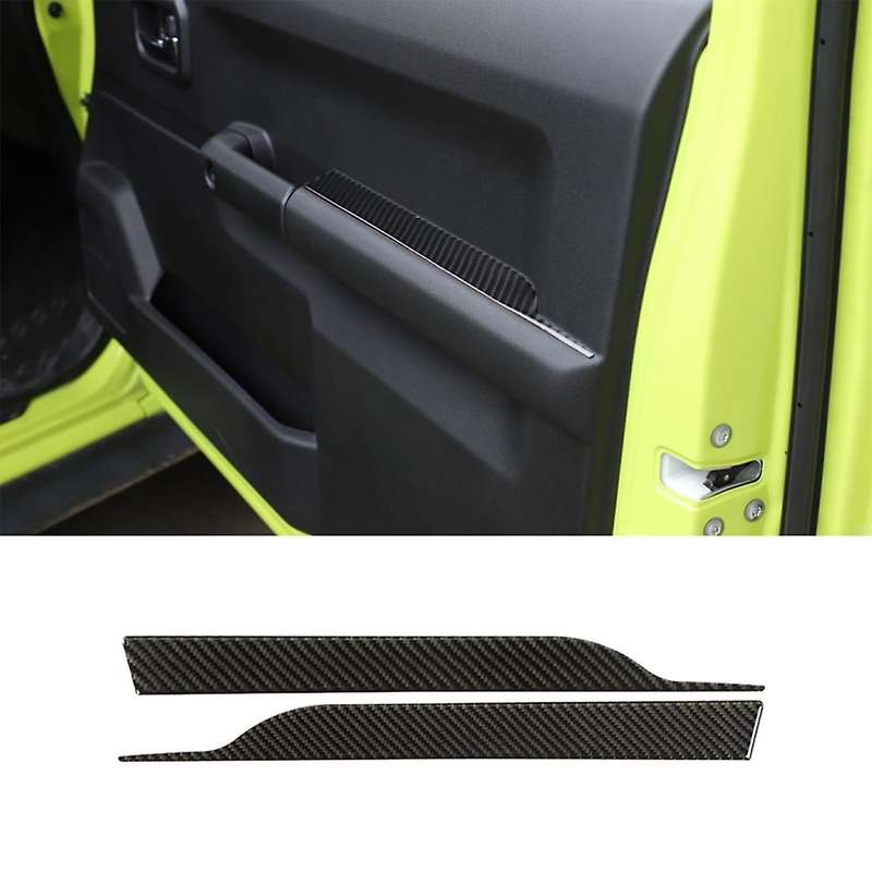 Car Door Armrest Stickers Trim for Jimny 2019- 2022 ,carbon Fiber
