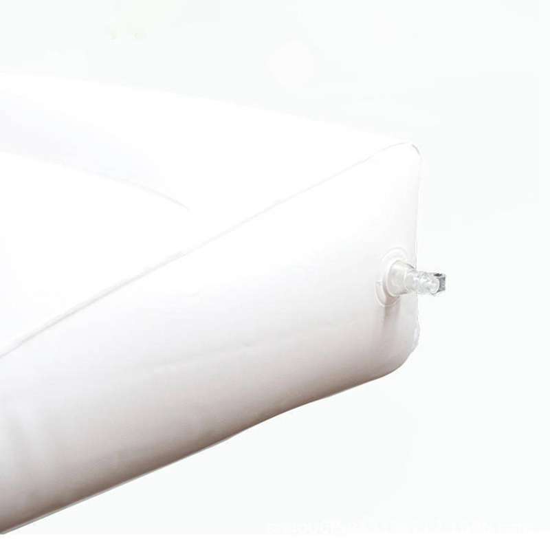 Large Inflatable Bed Wedge Pillow - Portable Lightweight (17ozs)