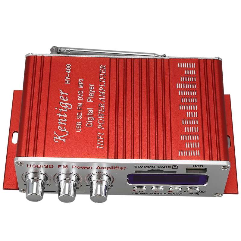 Kentiger Hy-400 Hi-fi Car Stereo Amplifier Radio Mp3 Speaker