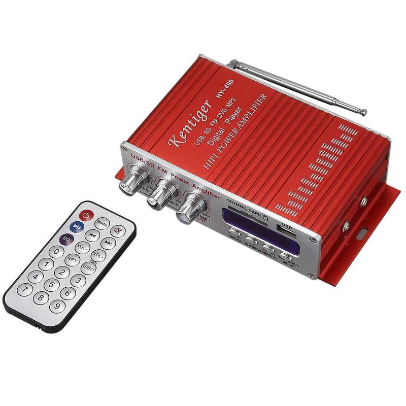 Kentiger Hy-400 Hi-fi Car Stereo Amplifier Radio Mp3 Speaker