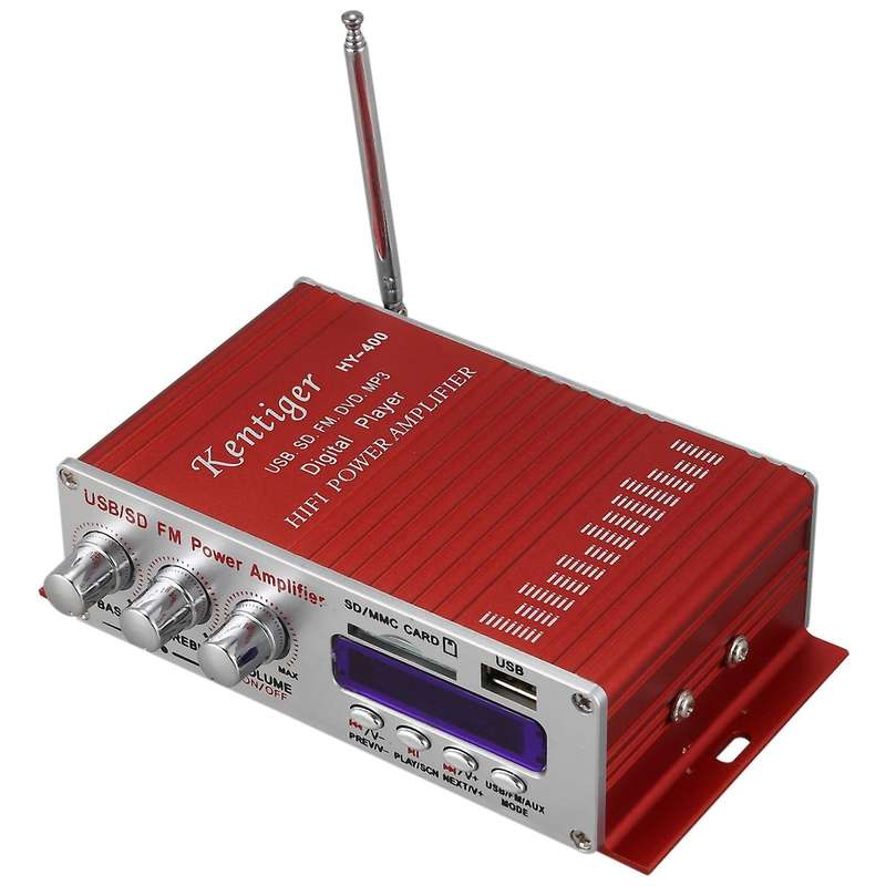 Kentiger Hy-400 Hi-fi Car Stereo Amplifier Radio Mp3 Speaker