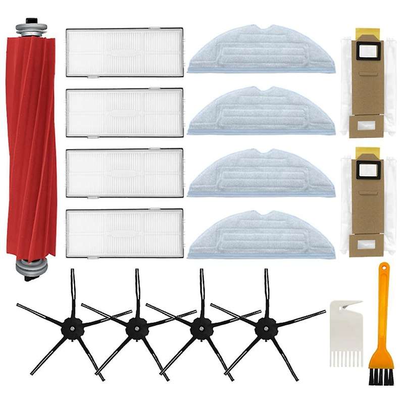 Washable Filter Main Brush for Xiaomi Roborock S7 Mop Side Brush