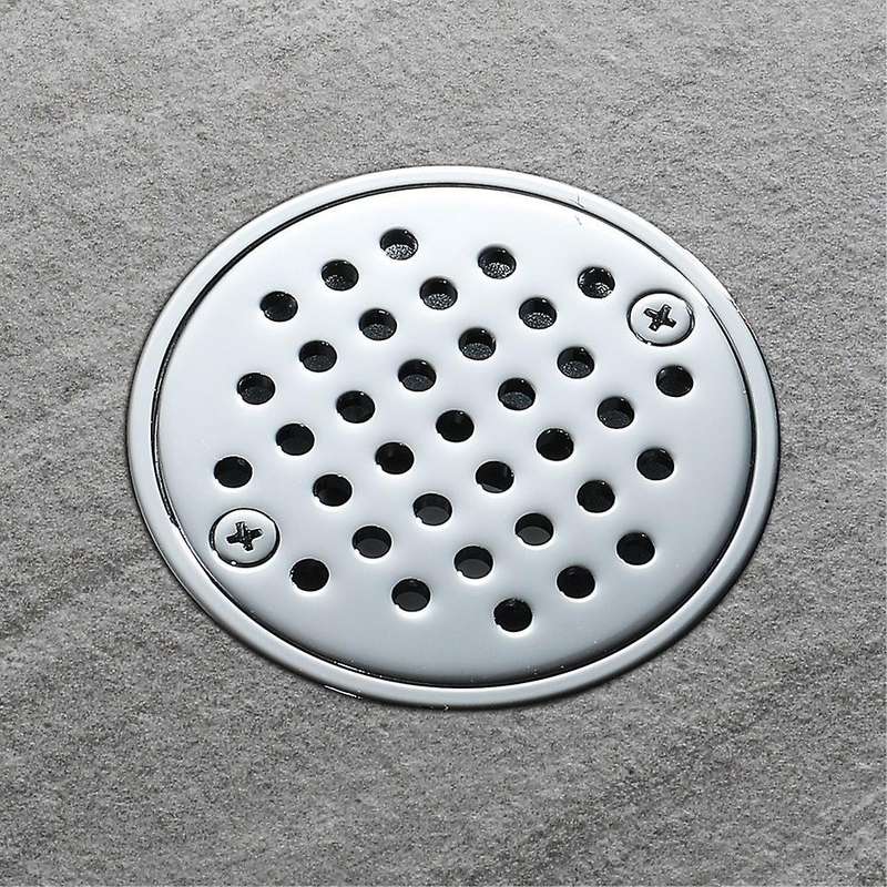 Copper Floor Drains Round Anti-clogging Shower Drain Universal