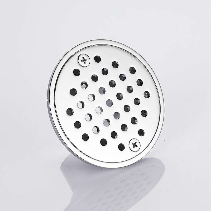 Copper Floor Drains Round Anti-clogging Shower Drain Universal