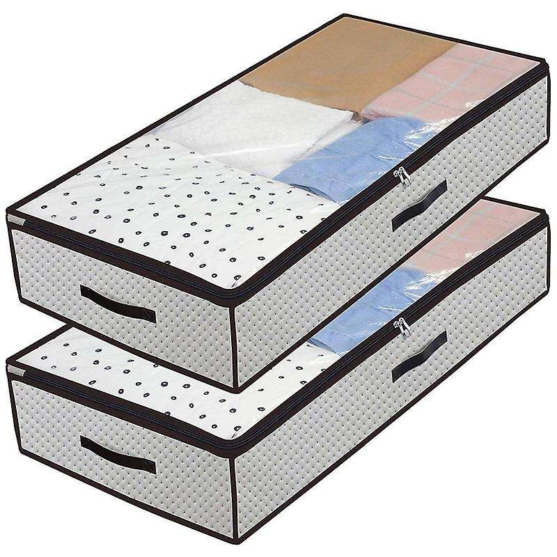 Underbed Storage Bags Large - Set Of 2 Blanket Clothes Organizer