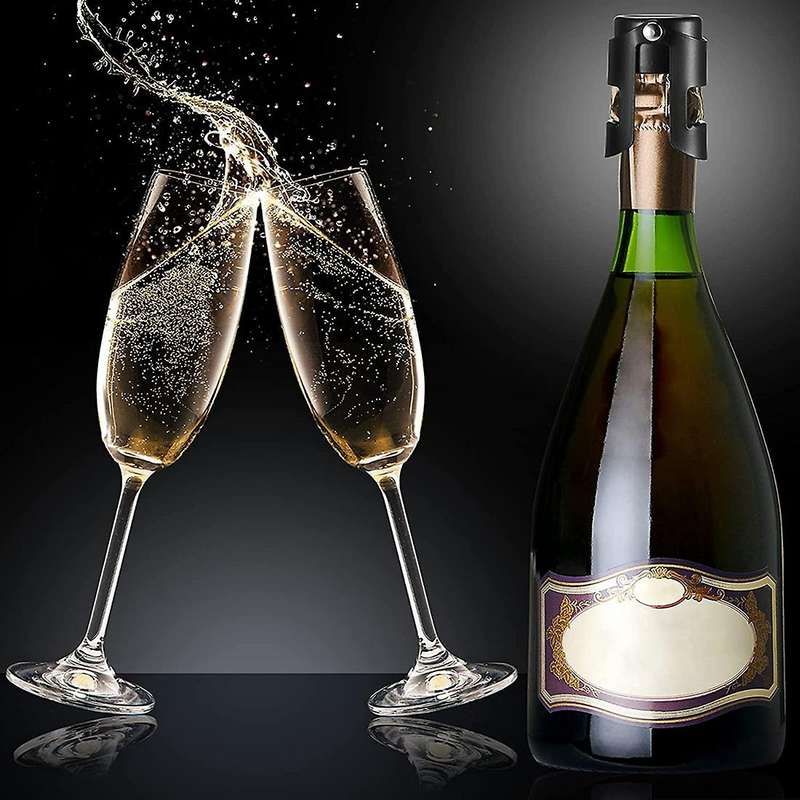 8 Pack Reusable Champagne Stoppers Sealer Stopper for Champagne