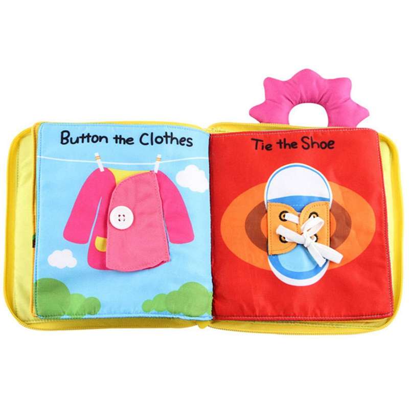 10pcs Intelligence Development Cloth Fabric Book Educational Toy