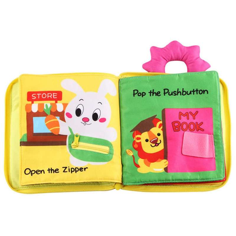 10pcs Intelligence Development Cloth Fabric Book Educational Toy