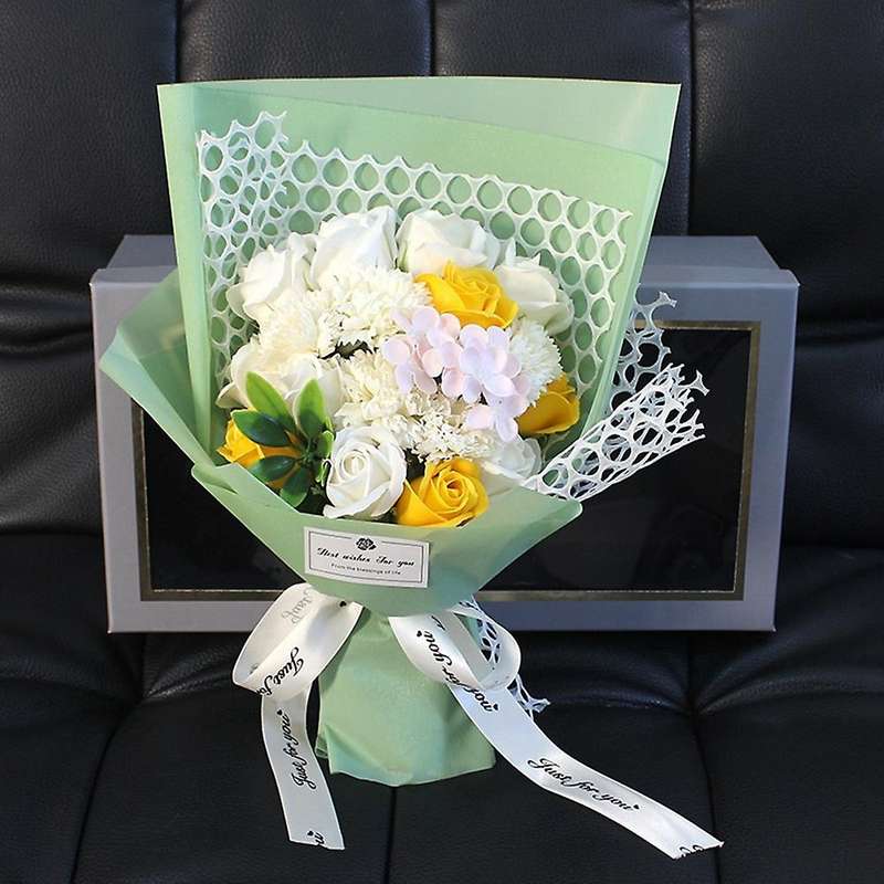 Valentine's Day Gift Artificial Flowers Flowers Rose Bouquet Pink