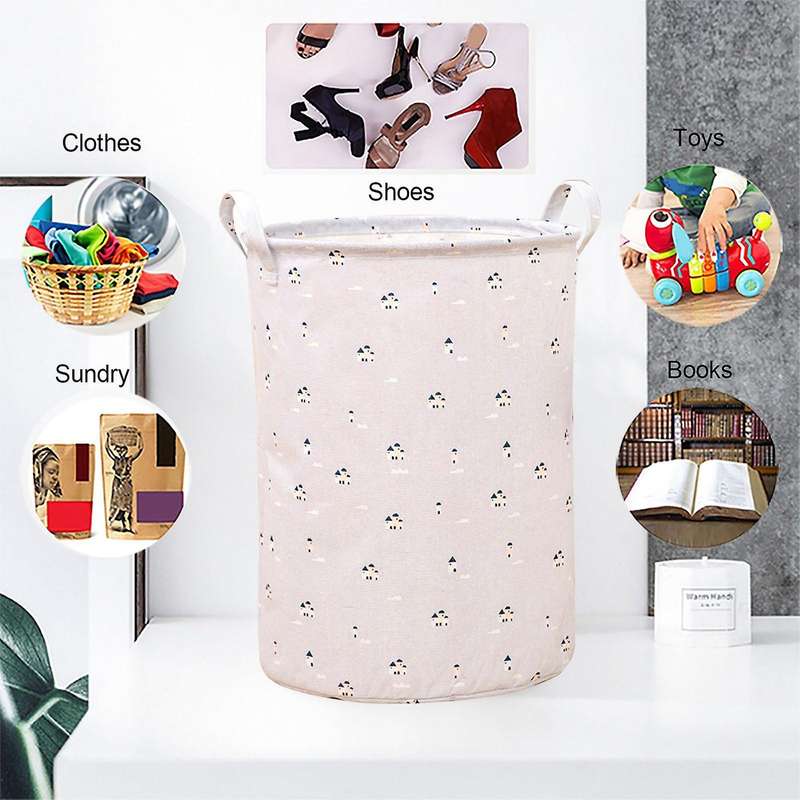 4pack Laundry Organizer Basket Dirty Clothes Storage Bin Folding