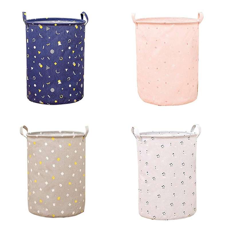 4pack Laundry Organizer Basket Dirty Clothes Storage Bin Folding