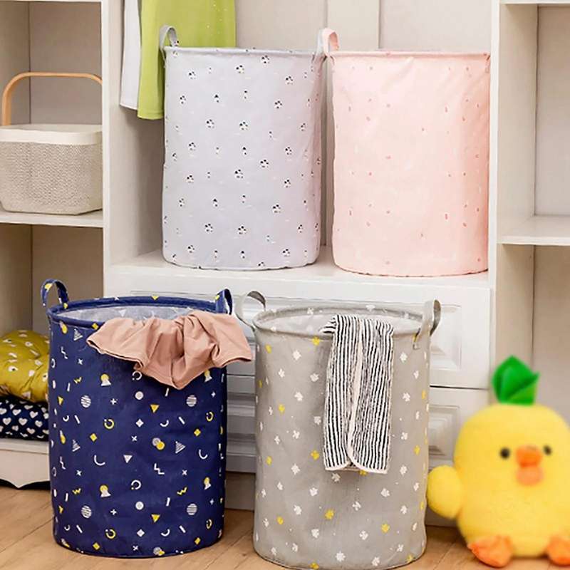 4pack Laundry Organizer Basket Dirty Clothes Storage Bin Folding