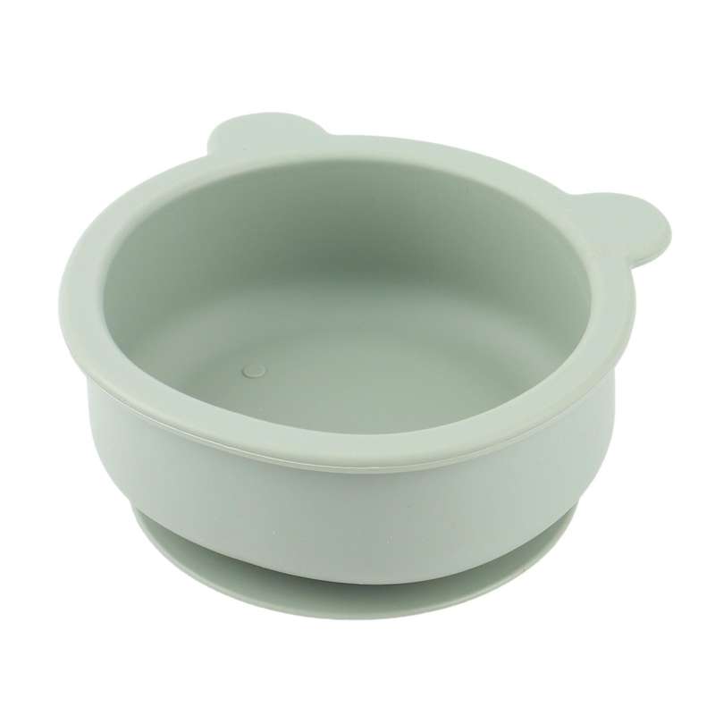 Children's Forks and Spoons Silicone Food Plate Feeding Plate Set 2