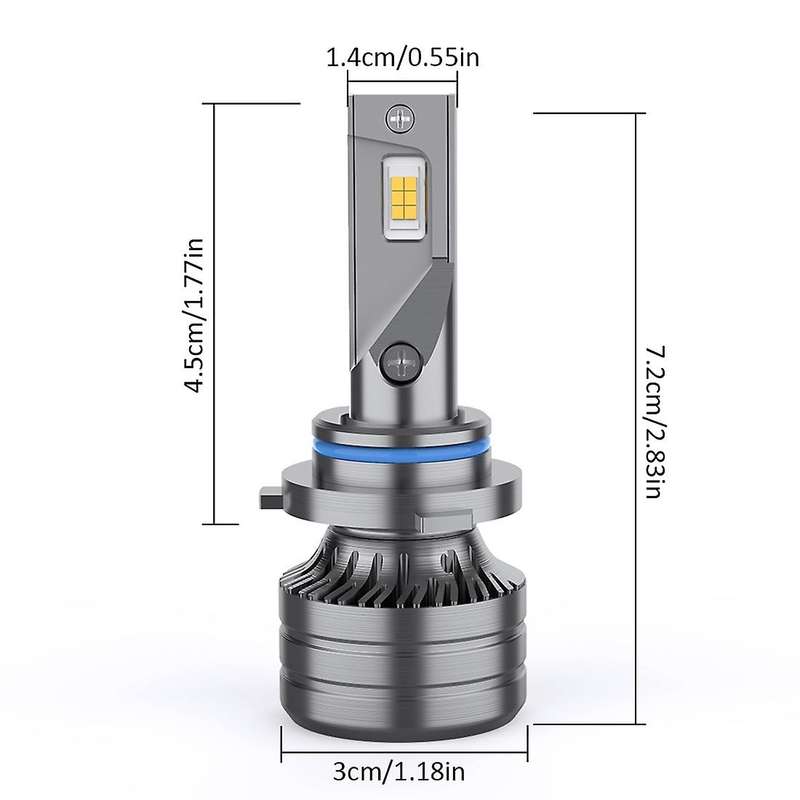 Led Headlight Bulbs, 28w 3000 Lumens Bright Led Headlights (9005)