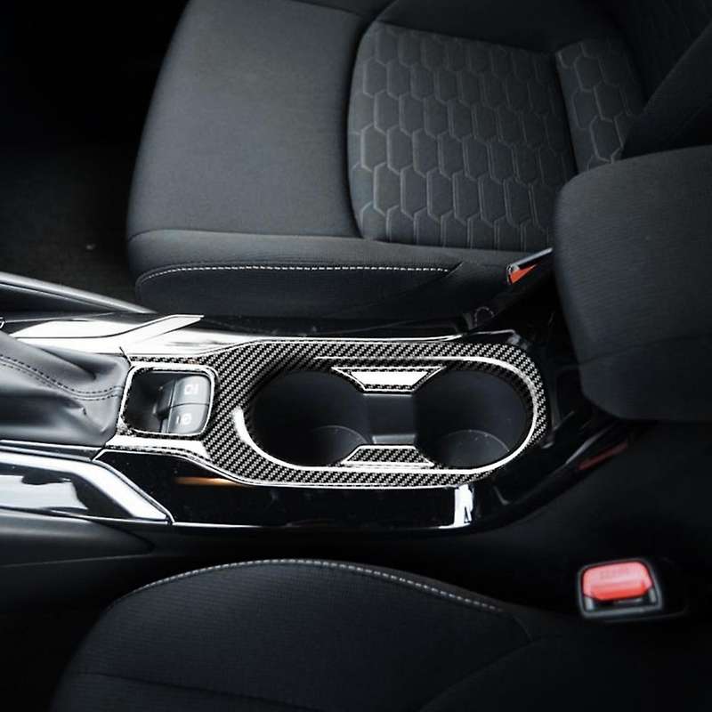 Car Carbon Fiber Console Water Cup Holder for Toyota Corolla Cross